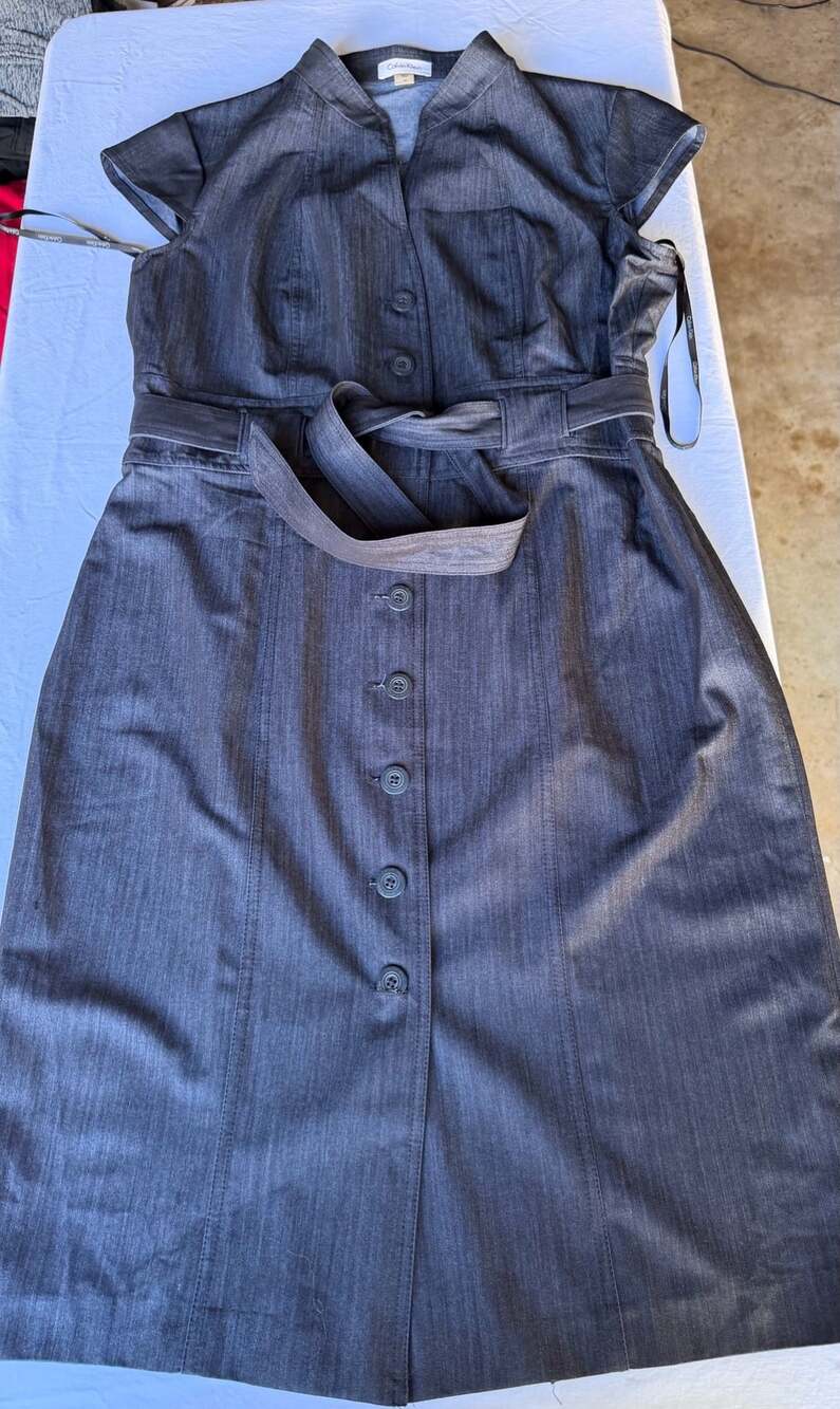 Calvin Klein Denim Dress Size 14